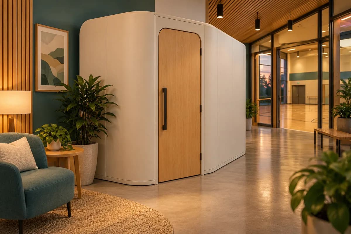 Cabines et salles d’allaitement — Charlottetown et les environs : un espace d’allaitement privé dans un intérieur commercial.