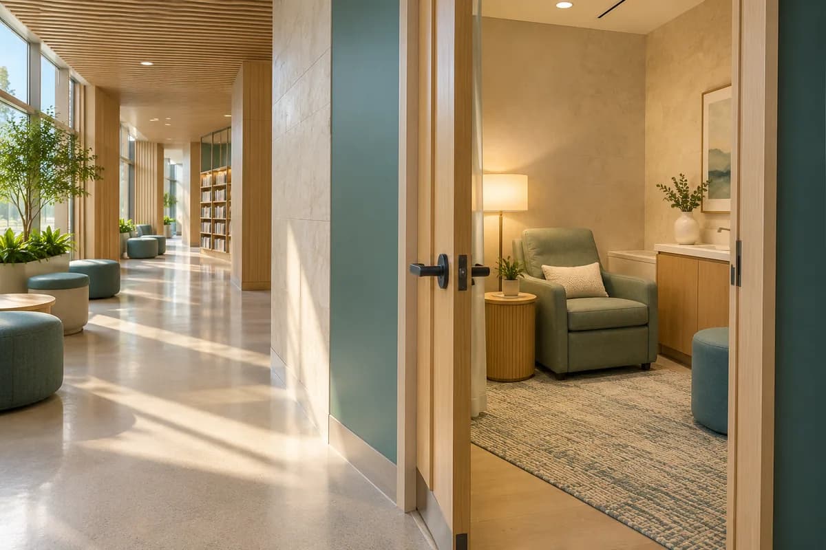 Nursing Pods & Lactation Rooms — Fredericton & surrounding communities: a private nursing space in a commercial interior.