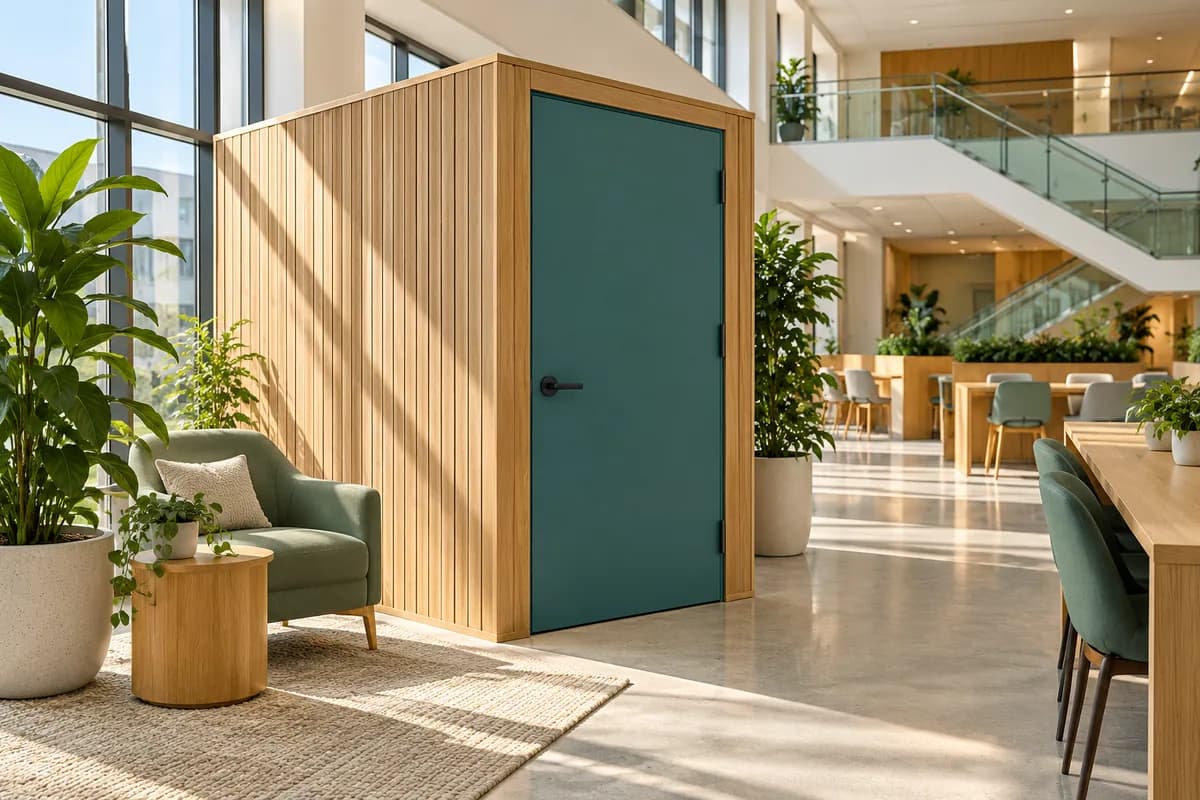 Nursing Pods & Lactation Rooms — Greater Sudbury: a private nursing space in a commercial interior.