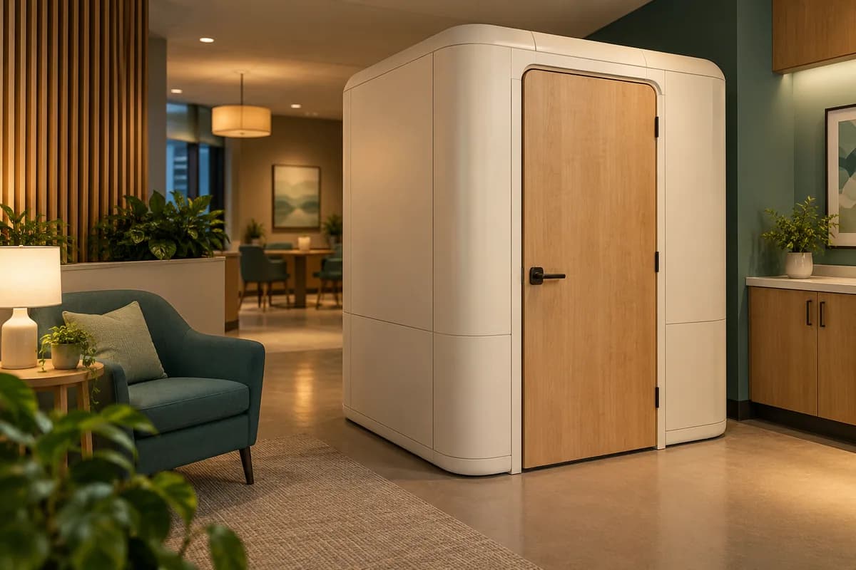 Cabines et salles d’allaitement — Kingston et les environs : un espace d’allaitement privé dans un intérieur commercial.