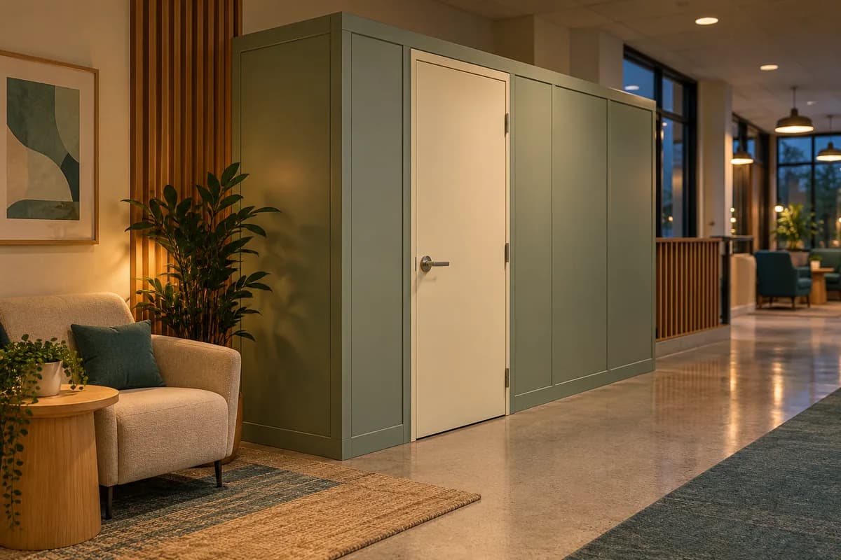 Cabines et salles d’allaitement — Peterborough et les Kawarthas : un espace d’allaitement privé dans un intérieur commercial.