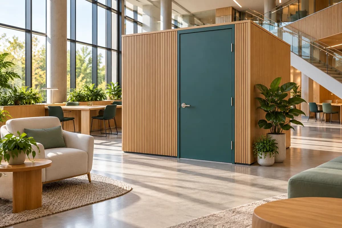 Nursing Pods & Lactation Rooms — Saint John & the Kennebecasis Valley: a private nursing space in a commercial interior.
