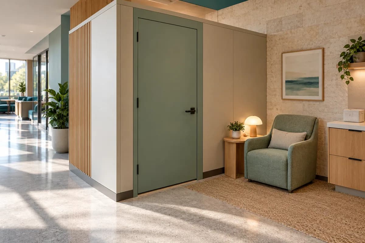 Nursing Pods & Lactation Rooms — Trois-Rivières & surrounding communities: a private nursing space in a commercial interior.