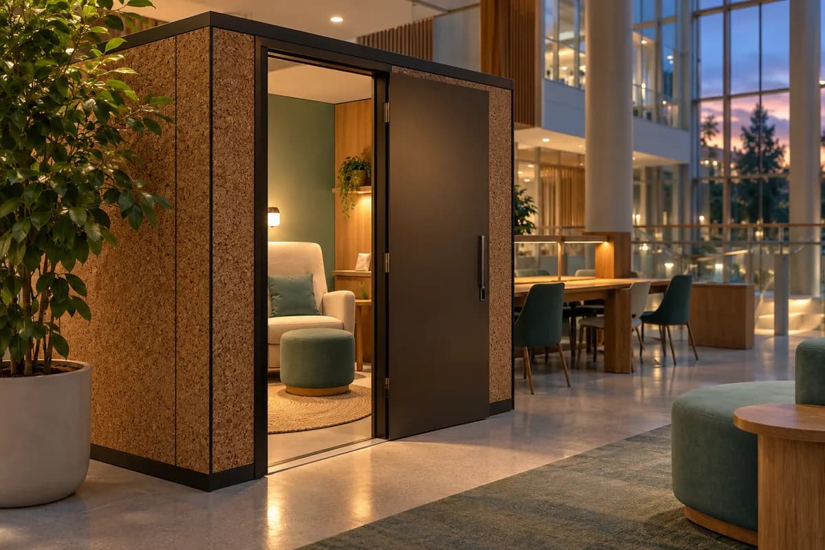 Cabines et salles d’allaitement — Trois-Rivières et les environs : un espace d’allaitement privé dans un intérieur commercial.