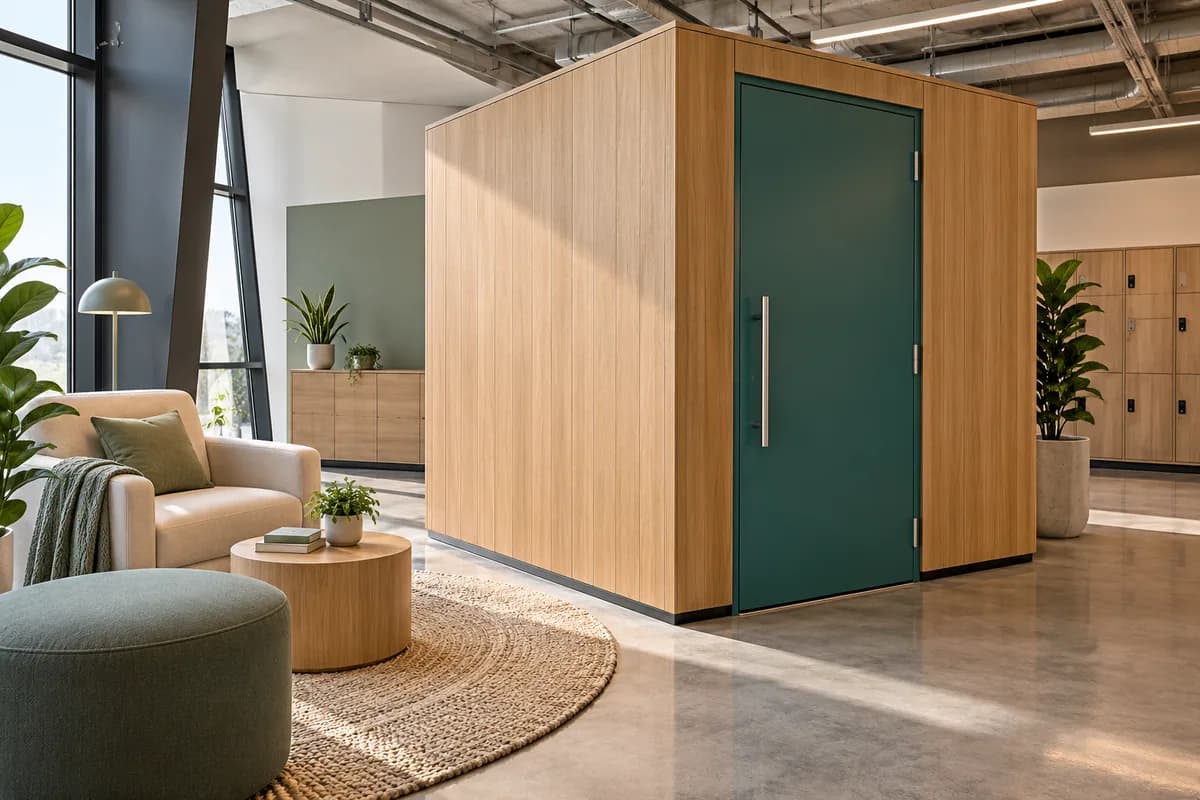 Nursing Pods & Lactation Rooms — Northwest Territories: a private nursing space in a commercial interior.