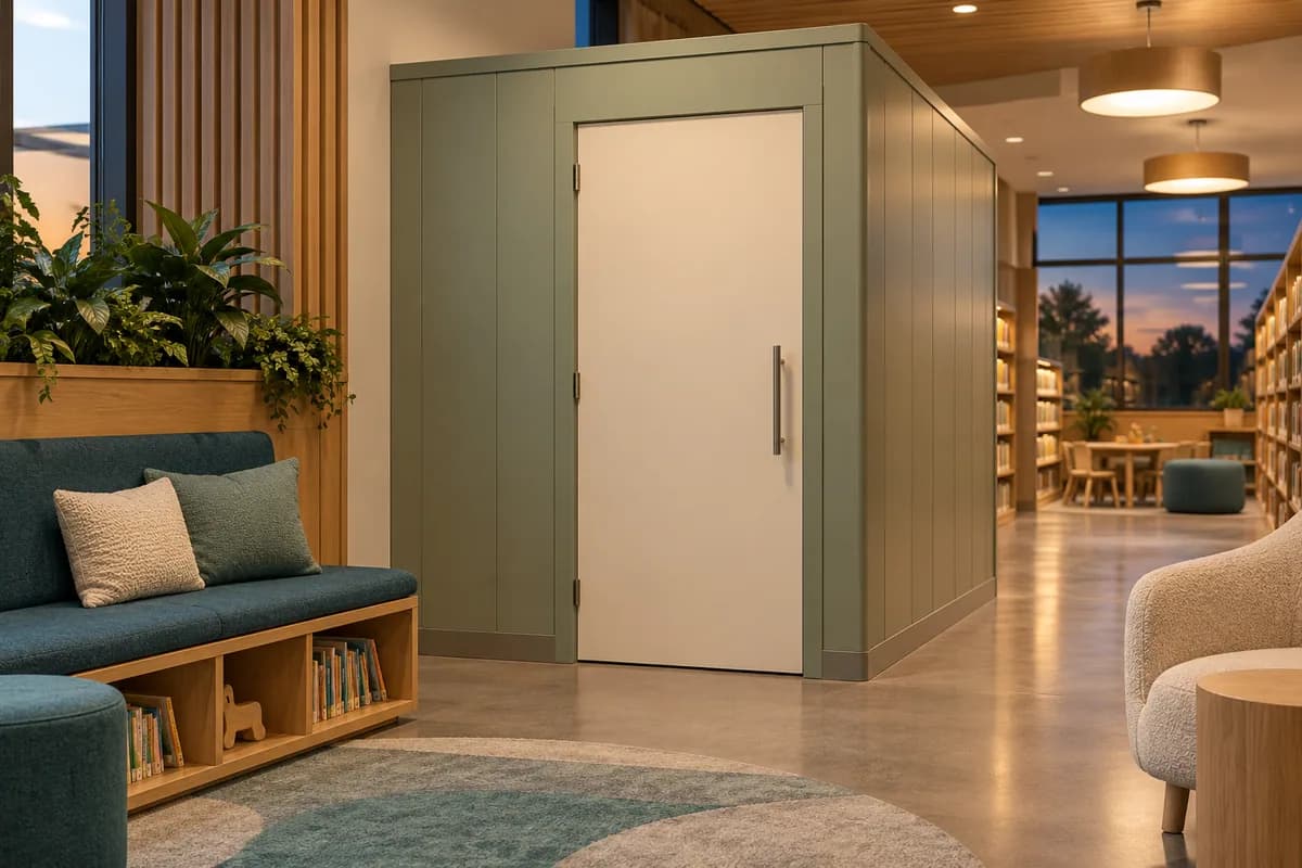 Cabines et salles d’allaitement — Yellowknife et les environs : un espace d’allaitement privé dans un intérieur commercial.